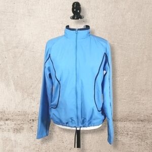 Reebok Women's Jacket Size L Full Zipped Warmup Athleticwear Fleece